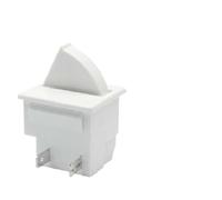 FUBESK Frigorifero a 2 pin per interruttore luce porta, AC 5A 250V, normalmente chiuso/normalmente aperto, bianco, accessori per frigorifero