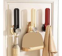 FUBESK Ganci da parete in plastica per cappelli, sciarpe, chiavi, braccialetti, non richiedono trapano, resistenti all'acqua e alla ruggine, per camera da letto, bagno, armadio