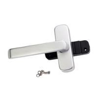 FUBESK Hardware inverso aperto verso l'interno dell'ossido d'argento della maniglia della finestra del battente della lega di alluminio