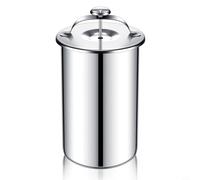 FUBESK Home Deli - Pentola a pressione in acciaio inox 304, per prosciutto, con indicatore di temperatura, cottura precisa, prosciutto fatto in casa, pagnotta e polpette di verdure, capacità 0,9 kg