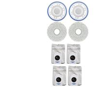 FUBESK Kit di sostituzione con staffe e cuscinetti per mocio ECOVACS T30S per Combo Pro, T30 Pro per Omni, T50 MAX PRO per Omni, N30 PRO per Omni - 2 staffe per mocio + 2 stracci + 4 sacchetti per