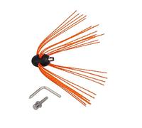 FUBESK Kit di spazzole per camini, set fai da te, pulizia efficiente e senza sforzo, delicata sui cannoni fumari navigare in tutti i tipi di canna fumaria
