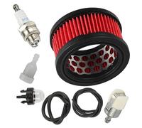FUBESK Kit Filtro Aria per Motosega ECHo 13030039730 CS-370 CS-400 CS-5000 CS-3500, Filtro dell'Aria con Filtro Carburante, Candela di accensione, Primer, tubazioni del Carburante, sfiato del