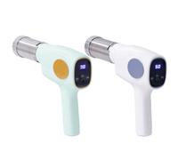 FUBESK Macchina per tagliatelle portatile per uso domestico, dispenser multifunzione wireless con ABS per uso alimentare + acciaio inossidabile, design compatto per pasta fresca, bianco/blu