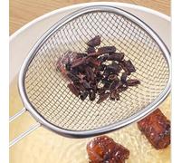 FUBESK Paletta per olio in acciaio inox per uso in cucina, 33,2 x 16,2 cm, in acciaio inossidabile 188 per uso alimentare, resistente al calore, superficie perforata antiaderente, lavabile in