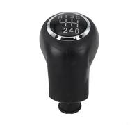 FUBESK Pomello del cambio per cambio manuale a 5/6 marce, compatibile con Opel per Vauxhall Zafira B modelli 2005 2014, elegante design in pelle nera (6 velocità)