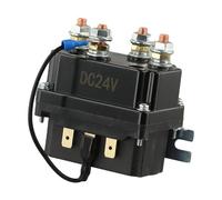 FUBESK Relè solenoide per verricello da 24 V 250 A per controllo dell'argano SUV/UTV da 9000 libbre con telecomando wireless, design impermeabile