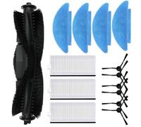 FUBESK Ricambio per aspirapolvere per Conga 7490 Eternal per Genesis, 7490 Eternal X-Treme, 1 spazzola Mian, 4 panni , 6 spazzole laterali, 3 filtri