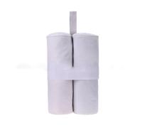 FUBESK Sacca di sabbia per gazebo resistente per ombrelloni da esterno, ombrelloni a sbalzo e patio, fissaggio anti-gelo con design a doppio tubo, nero