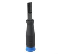 FUBESK Scalpello per legno a 90 gradi - Scalpello per intaglio a V dritto - Scalpello portatile HSS con foro passante per lavorazione del legno scalpello per falegname