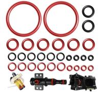 FUBESK Set di guarnizioni resistenti al calore, 40 pezzi, colore: nero | Set da 40 pezzi, design a prova di perdite, si adatta a più modelli, opzioni nero e rosso, silicone di lunga durata