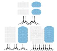 FUBESK Set di spazzole e panni per filtro per robot aspirapolvere MAMNV BR150 BR151, per ONSON GTTVO MANVINS G20 Kit di ricambio per robot di pulizia 2 in 1, B