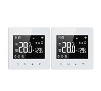FUBESK Termostato TUYA Wifi, Termostato intelligente, termostato programmabile per caldaia combinata, Funziona con l'app Smart life/Tuya, Controllo vocale, Alimentazione a batteria, Blocco bambini (2)