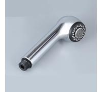 FUBESK Testa spruzzatrice estraibile per rubinetto cucina, alta pressione con funzione bolle e pioggia, ugello spray in plastica ABS cromata, certificato ACS