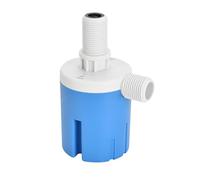 FUBESK Valvola di controllo del livello dell'acqua per piscina DN15 con interruttore automatico a galleggiante, in plastica blu, per serbatoi di acqua alta e uso industriale