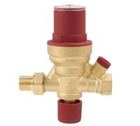 FUBESK Valvola di rifornimento automatico dell'approvvigionamento idrico DN15 Valvola di riduzione regolabile da 1/2 "Regolatore di pressione dell'acqua Prevenzione del riflusso