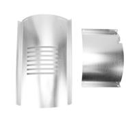 Fuchooky 2PCS Flame Broiler Kit Stainless Steel Flame Broiler Slide Cover And Bottom Kit with Flame Broiler Adjusting Bar for BBQ Grills