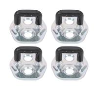 Fuchooky 4 pezzi piastra di riscontro serratura porta 8057070N00 metallo antigraffio resistente agli urti per Elgrand Skyline R32 200 SX S14 Pulsar N15