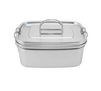 Fuchooky Boîte à lunch à double couche en acier inoxydable Portable 1,5 L pour les employés de bureau Cantine Camping