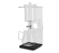 Fuchooky Brew Brew Tea Dripper Tower in vetro in vetro per fioritura ghiacciata e tè verde con filtro in acciaio inossidabile e supporto acrilico