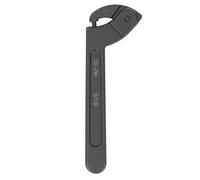 Fuchooky C Pin Spanner Adjustable 1 1/4 to 3in Round Head CRV Hook Wrench for Vehicle Mechanical Equipment Tighten Nuts Bearings