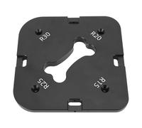Fuchooky Corner Jig Template R15 R20 R25 R30 Aluminum Alloy Round Corner Radius Template for Woodworking
