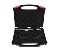 Fuchooky Crowbar Adapter Head Tool Set 1/2in 3/8in Double Square and Square Pry Bars Adapter Head and with Storage Box