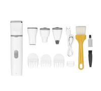 Fuchooky Electric Pet Hair Clipper Low Noise Multifunctional Trimmer Rechargeable Grooming Kit for Nails Eyes Ears Face Hip