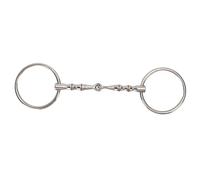 Fuchooky Filetto Professionale snodato in Acciaio Inossidabile Filetto a Bocca di Cavallo Filetto ad Anello Anti-morso per addestramento di Cavalli Equitazione Forniture equestri