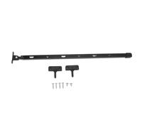 Fuchooky Greenhouse Window Stay Sturdy Aluminum Manual Greenhouse Roof Vent Opener Bar Kit with 6 Screws 15.35in (Black)
