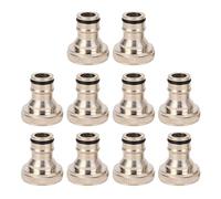 Fuchooky Kit Adattatore per Rubinetto a connessione Rapida, Confezione da 10, Universale per lavastoviglie, Lavatrice Portatile, Raccordo in Ottone, Installazione Semplice