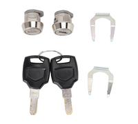 Fuchooky Motorcycle Top Box Lock Cylinder Core Plug and Keys for 25L 32L 36L 40L 45L 50L 55L 60L 65L 80L 85L 100L Top Case