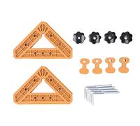 Fuchooky Positioning Square 45 Degree Right Angle Clamp ABS Scribing Tool for Woodworking