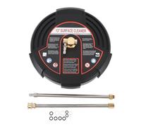 Fuchooky Rondella a Pressione 13 Pollici Pulsante di Superficie 2500psi inossibile Attacco per Alimentazione della Potenza di Potenza con interfaccia 1/4 di Pollice 2 Bacchette di