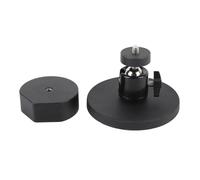 Fuchooky Supporto universale di aspirazione forte per mini piatto satellitare - auto, kit di installazione in barca - staffa in metallo addominali neri