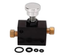 Fuchooky Valvola di proporzione del freno regolabile 100 a 1000 psi in alluminio universale per la messa a punto del bilancio del freno per auto corsa