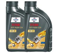 FUCHS Titan GT1 Flex C23 SAE 5W-30 Olio Motore BMW LL-04 Opel OV0401547, 3x1 Lt.