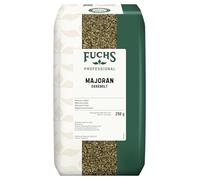 Fuchs Professional - Maggiorana grattugiata | Per raffinare stufati di fagioli e lenticchie | Qualità professionale per professionisti Ho.re.ca e ristoranti | 250 g in sacchetto riciclabile