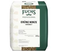 Fuchs Professional - Menta verde grattugiata | 250 g in sacchetto riciclabile | Per piatti orientali e sostanziosi | Qualità professionale per professionisti Ho.re.ca e ristoranti