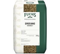 Fuchs Professional - Origano grattugiato | 250 g in sacchetto riciclabile | Note erbacee mediterranee per salse di pomodoro | Qualità professionale per professionisti Ho.re.ca e ristoranti
