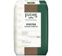 Fuchs Professional - Pepe nero macinato | 1000 g | Macinato delicatamente, ideale per insaporire piatti | Qualità professionale per professionisti Ho.re.ca e ristoranti