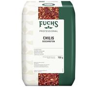 Fuchs Professional Peperoncini macinati, Dona al chili con carne la giusta piccantezza, Qualità professionale per consumatori sfusi, 0,7 kg in un sacchetto riciclabile