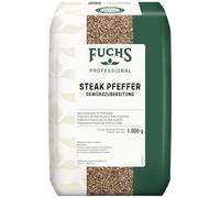 Fuchs Professional - Preparazione di spezie per bistecca al pepe | 1000 g | Miscela di peperoni piccanti per arrotondare le bistecche