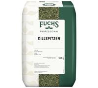 Fuchs Professional - Punte di aneto | 0,3 kg in sacchetto riciclabile | Ideale per salse, piatti a base di verdure o pesce | Qualità professionale per consumatori sfusi