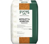 Fuchs Professional Sale da cucina per cotolette, Mix di condimento alla griglia per fritture fritte, Qualità professionale per professionisti Ho.re.ca, 1,5 kg in sacchetto riciclabile