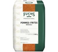 Fuchs Professional - Sale per condire le patatine fritte | 2000 g | Condimento per piatti a base di patate come crocchette o patate fritte | Qualità professionale per professionisti Ho.re.ca