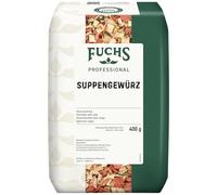 Fuchs Professional - Spezie per zuppa | 400 g in sacchetto riciclabile | Verdure essiccate delicatamente per condire zuppe e stufati | Qualità professionale per professionisti Ho.re.ca e ristoranti