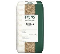 Fuchs Professional - Timo grattugiato | 400 g in sacchetto riciclabile | Note erbacee mediterranee per verdure e salse di pomodoro | Qualità professionale per professionisti Ho.re.ca e ristoranti