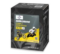 Fuchs silkolene 2-Stroke Comp 2 Sintetico Estere Base Moto Olio Motore - 4L