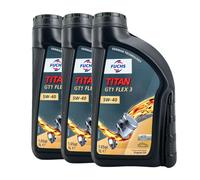 FUCHS Titan GT1 Flex 3 SAE 5W-40 Olio Motore VW 511 00, MB 229.51,3x1 Litro